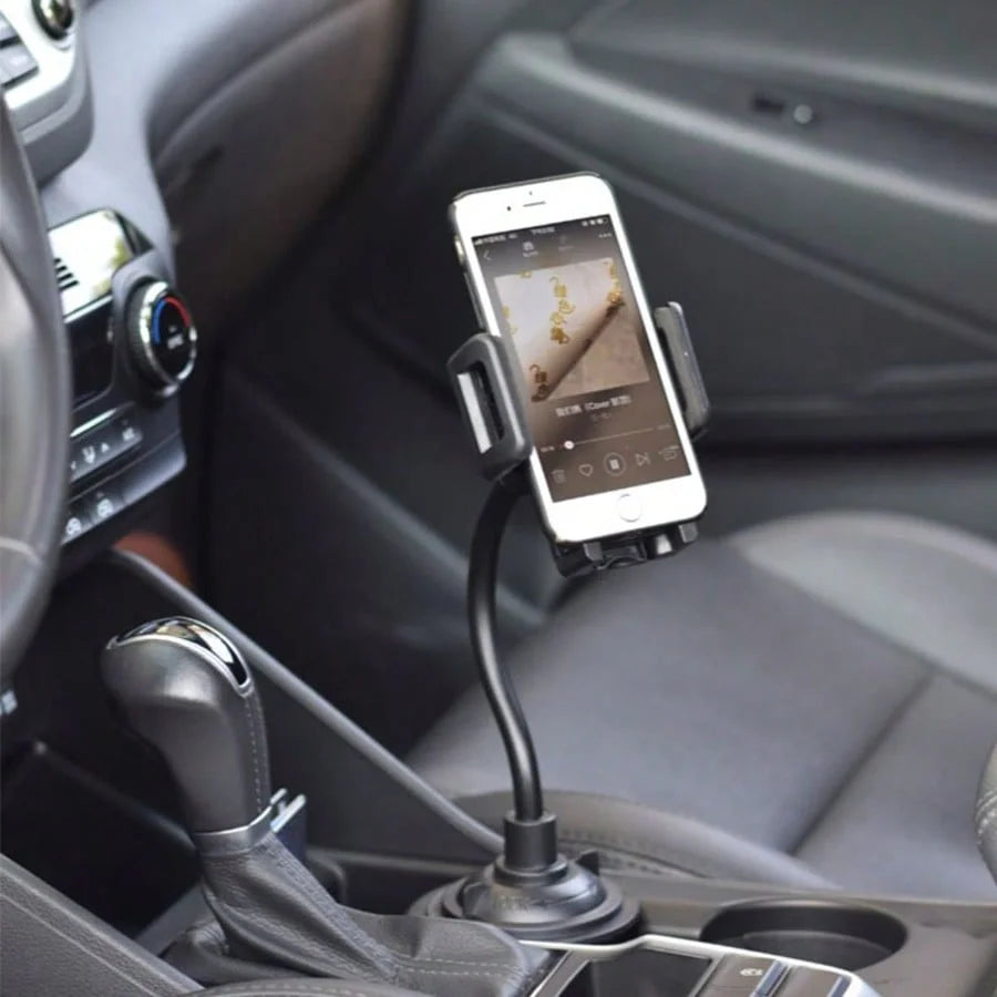 Universal Adjustable Car Cup Holder Stand for Phones Smartphone Holder 360° Rotation for Car interior Easy Accessories