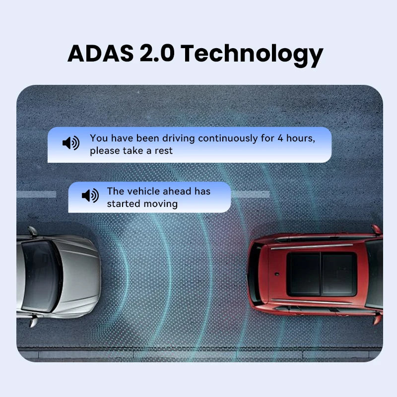 DDPAI Z50 Pro Dash Cam  4K Car DVR Night Vision 5GHz Wi-Fi GPS ADAS 24h Parking mode Front and Rear Camera