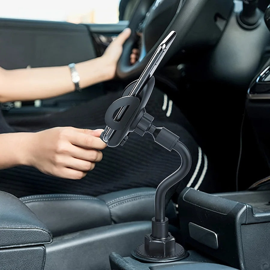 Universal Adjustable Car Cup Holder Stand for Phones Smartphone Holder 360° Rotation for Car interior Easy Accessories